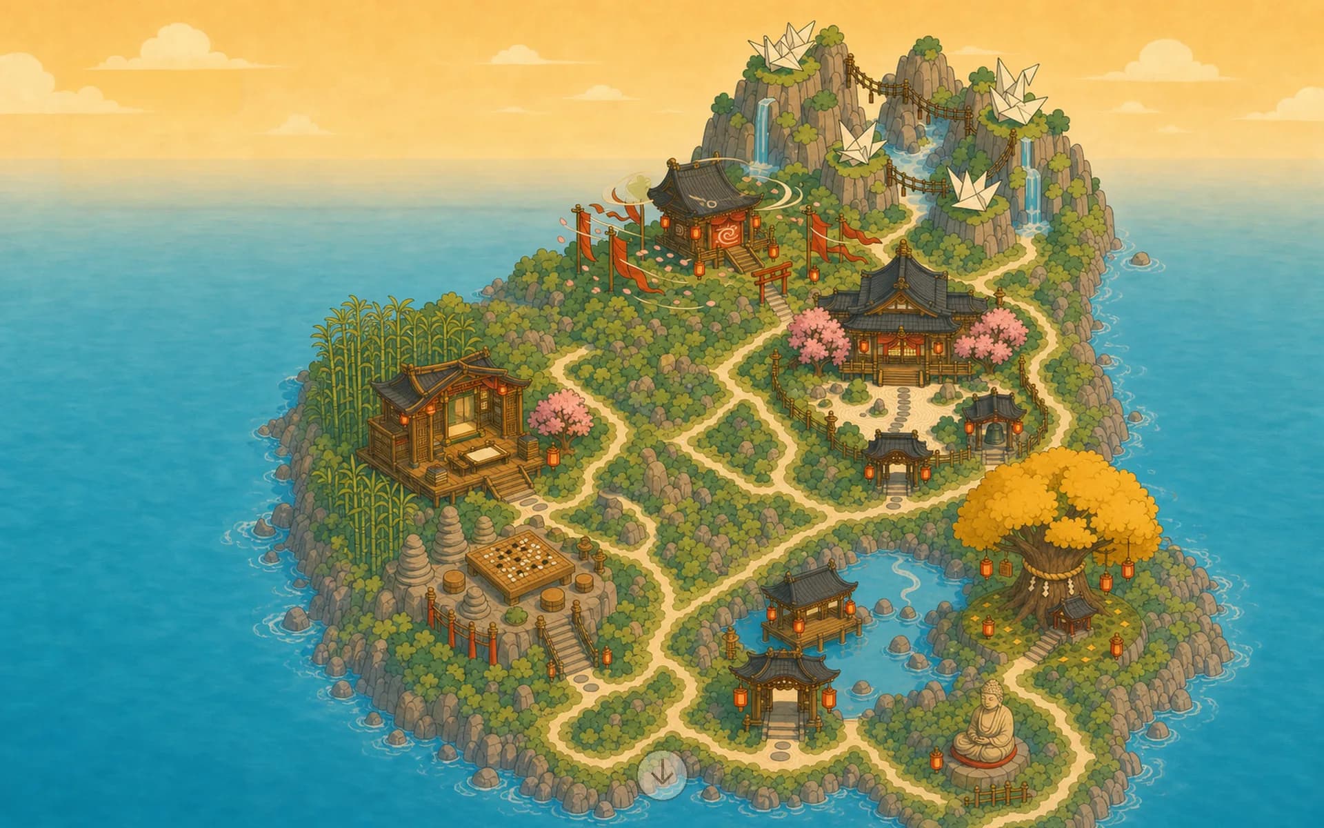 Dojii island and its training grounds