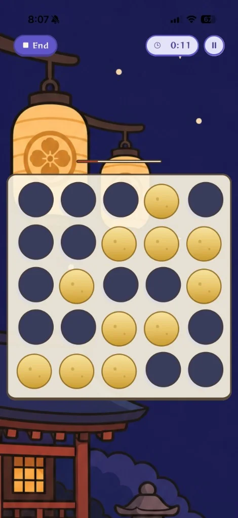 Recall, memory brain training game in Dojii