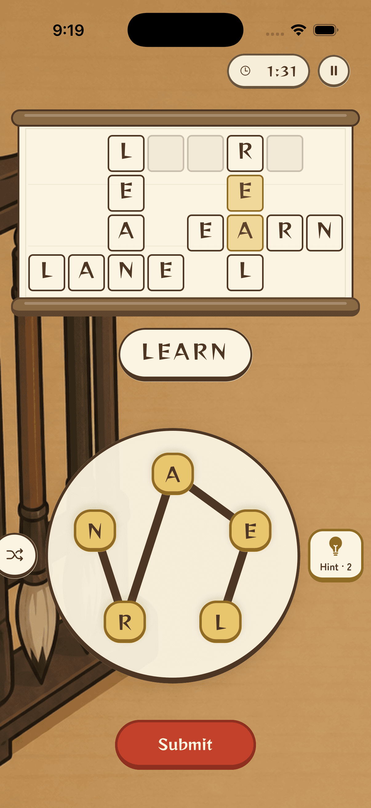 Scribe language game in Dojii